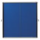 Gablota filcowa Nobo Premium Plus 12xA4, niebieska (drzwiczki przesuwne)