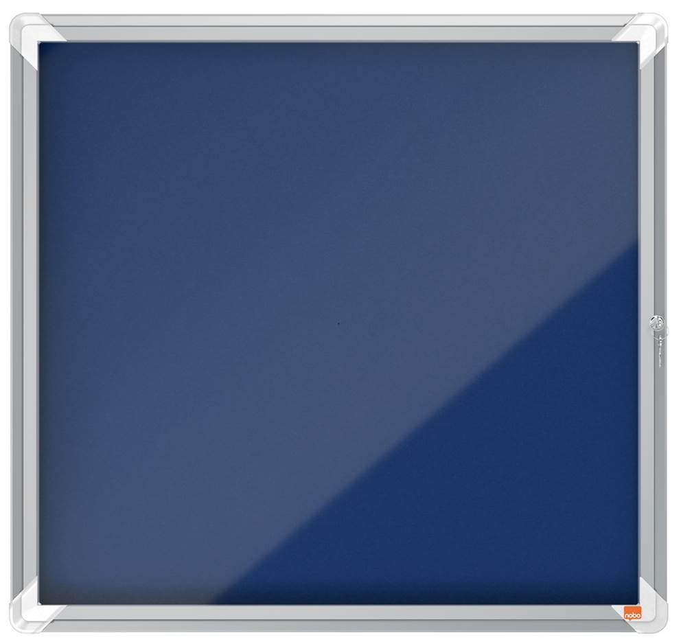 Gablota filcowa wewnętrzna Nobo Premium Plus 6xA4, niebieska