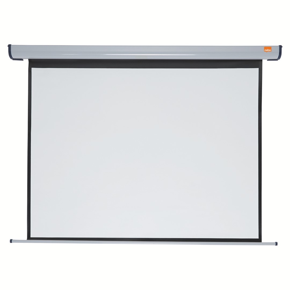 Ekran ścienny elektryczny, 1600 x 1200 mm (4:3), przekątna 200 cm, długość kasety 183 cm