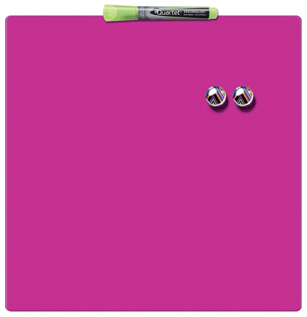 Tabliczka magnetyczna 36 x 36 cm, różowa