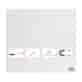 Tablica szklana Nobo Impression Pro 30 x 30 cm, biała