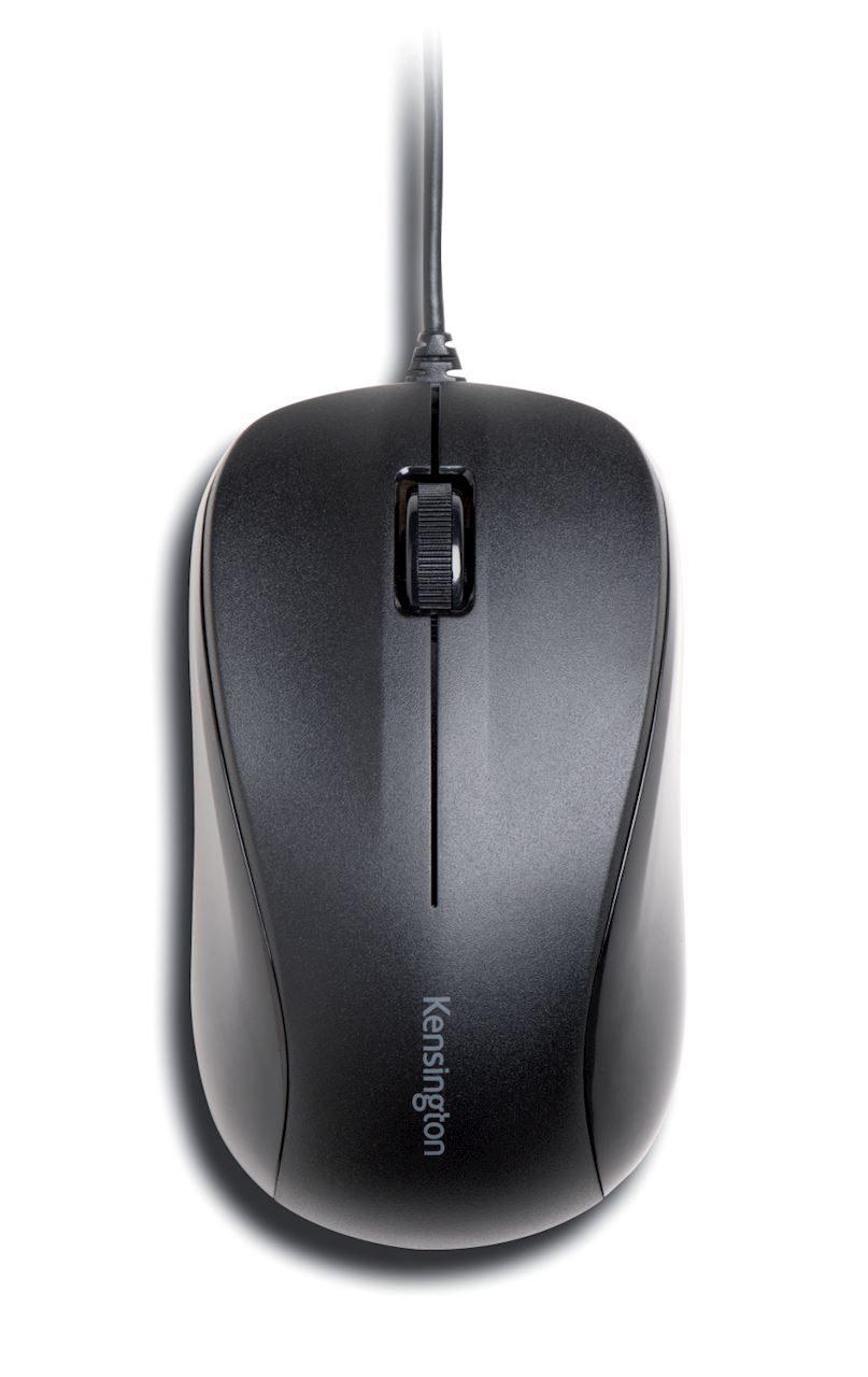 Mysz przewodowa Kensington ValuMouse z 3 przyciskami, czarna
