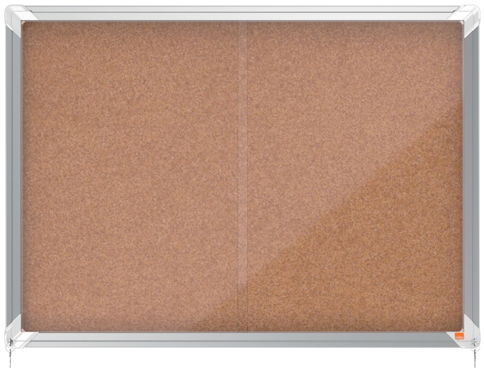Gablota korkowa Nobo Premium Plus 8xA4 (drzwiczki przesuwne)