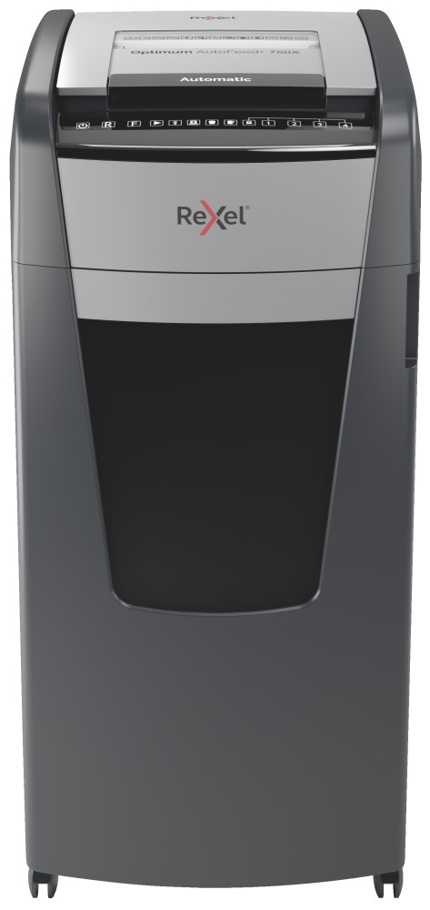 Niszczarka Rexel Optimum AutoFeed+ 750X, (P-4), 750 kartek, 140 l kosz