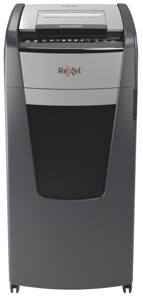 Niszczarka Rexel Optimum AutoFeed+ 750M, (P-5), 750 kartek, 140 l kosz