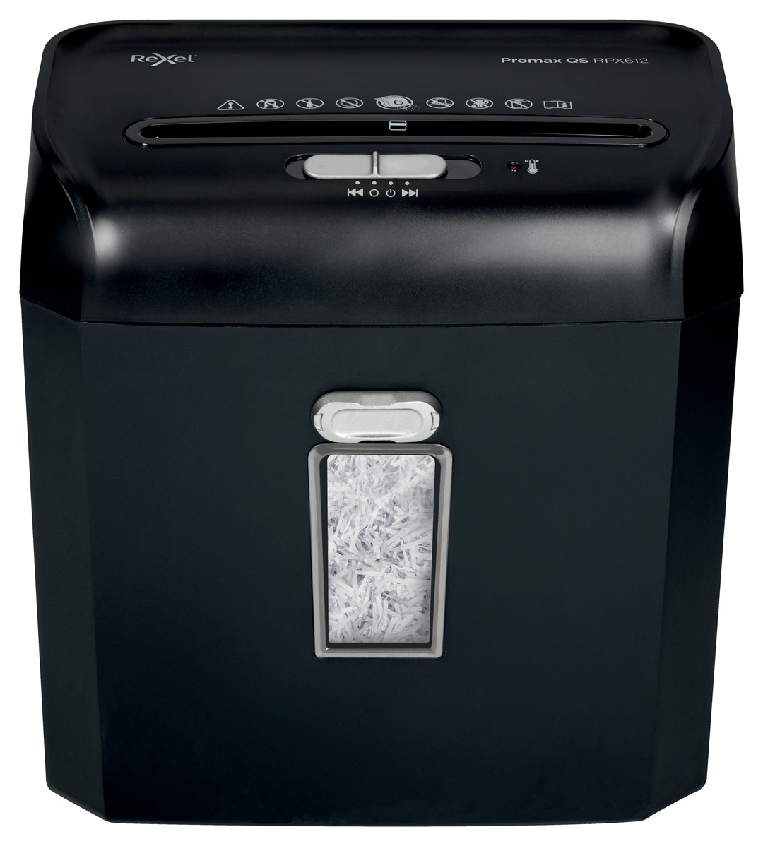 Niszczarka Rexel ProMax QS RPX612, (P-4), 6 kartek, 12 l kosz