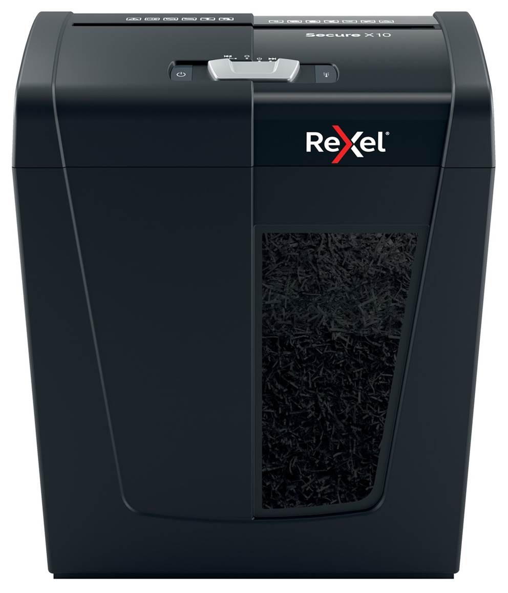 Niszczarka Rexel Secure X10 (P-4), 10 kartek, 18 l kosz