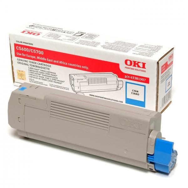 Toner OKI-Page 5600/5700 CYAN  43381907