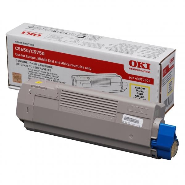 Toner OKI-Page 5650/5750 yellow 2tyś  43872305
