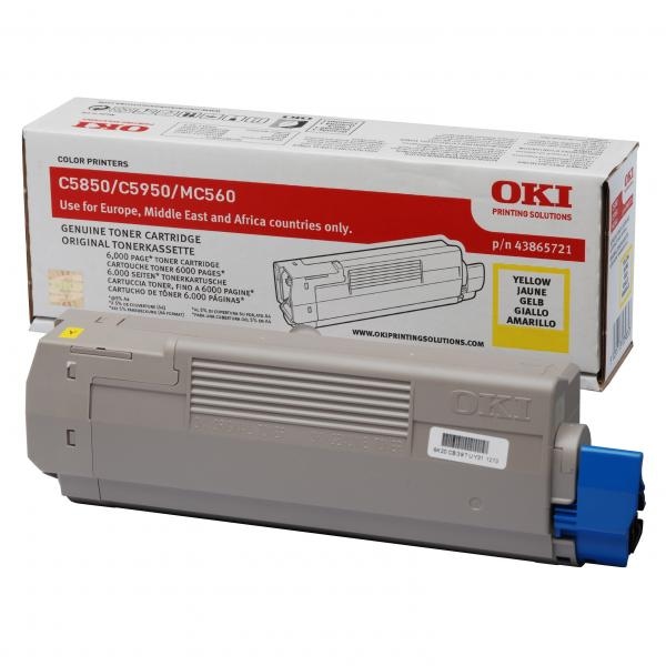 Toner OKI-Page 5850/5950 yellow   6tyś