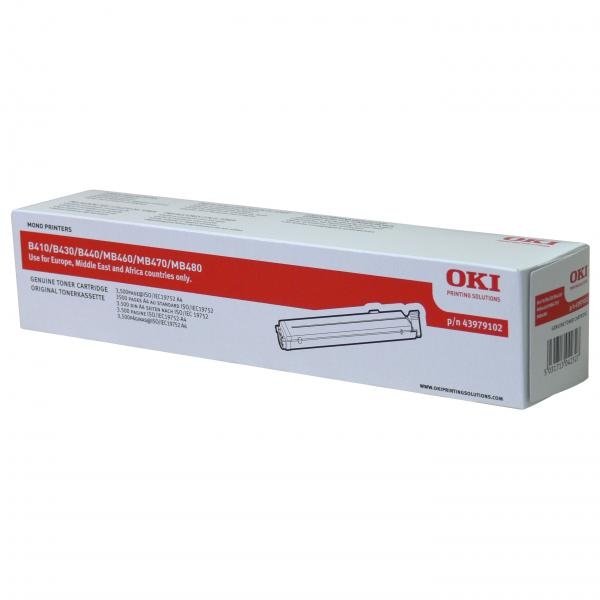 Toner OKI-Page B-410/430/440 black (3,5k) 43979102