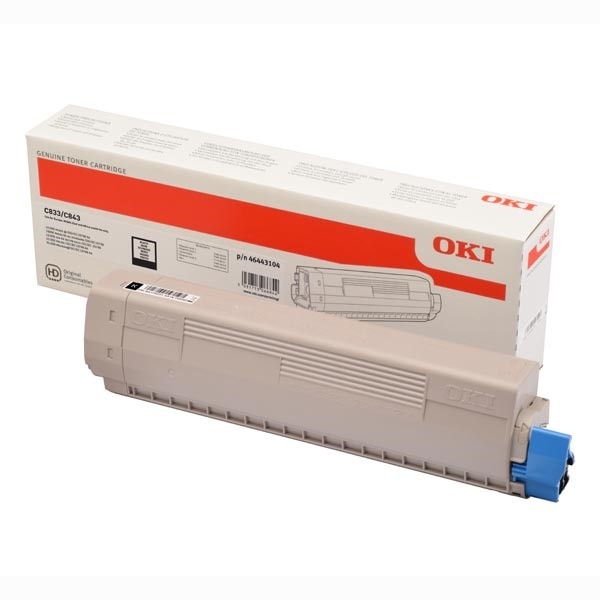 Toner OKI-Page C833/843 black (10k) oryg 46443104
