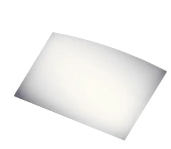 Mata na biurko - zaokraglona 500 x 650 mm, przezroczysty