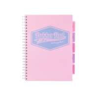 Kołozeszyt PUKKA PAD Project Book Pastel A4 różowy 200 str.