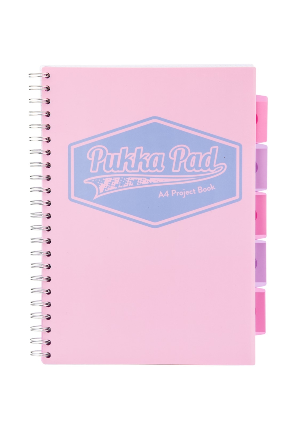 Kołozeszyt PUKKA PAD Project Book Pastel A4 różowy 200 str.