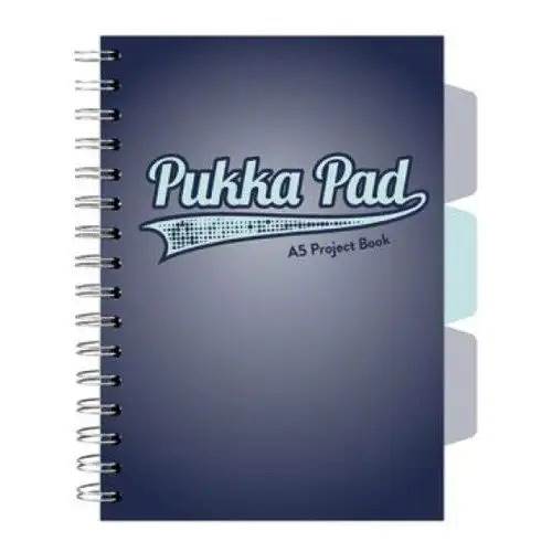 PUKKA PROJECT BOOK NAVY A5 KRATKA GRANATOWY 100K 80G