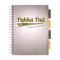 PUKKA PROJECT BOOK GREY DESIGN B5 KRATKA SZARY 100K 80G