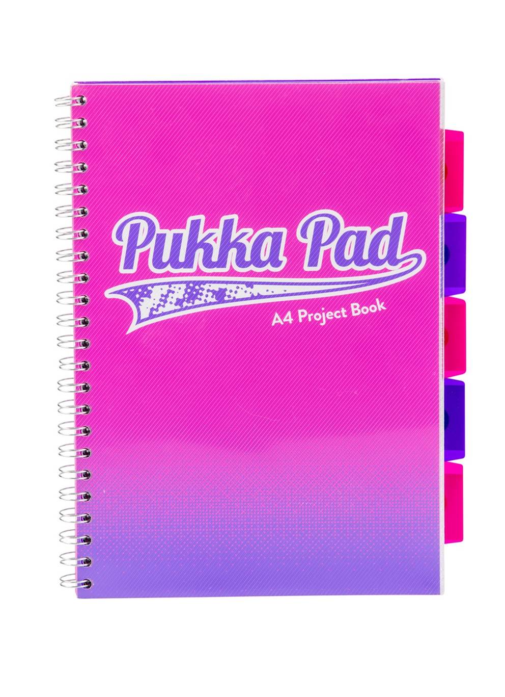 PUKKA PROJECT BOOK FUSION A4 KRATKA RÓŻOWY 100K 80G