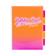 PUKKA PROJECT BOOK FUSION A4 KRATKA POMARAŃCZOWY 100K 80G