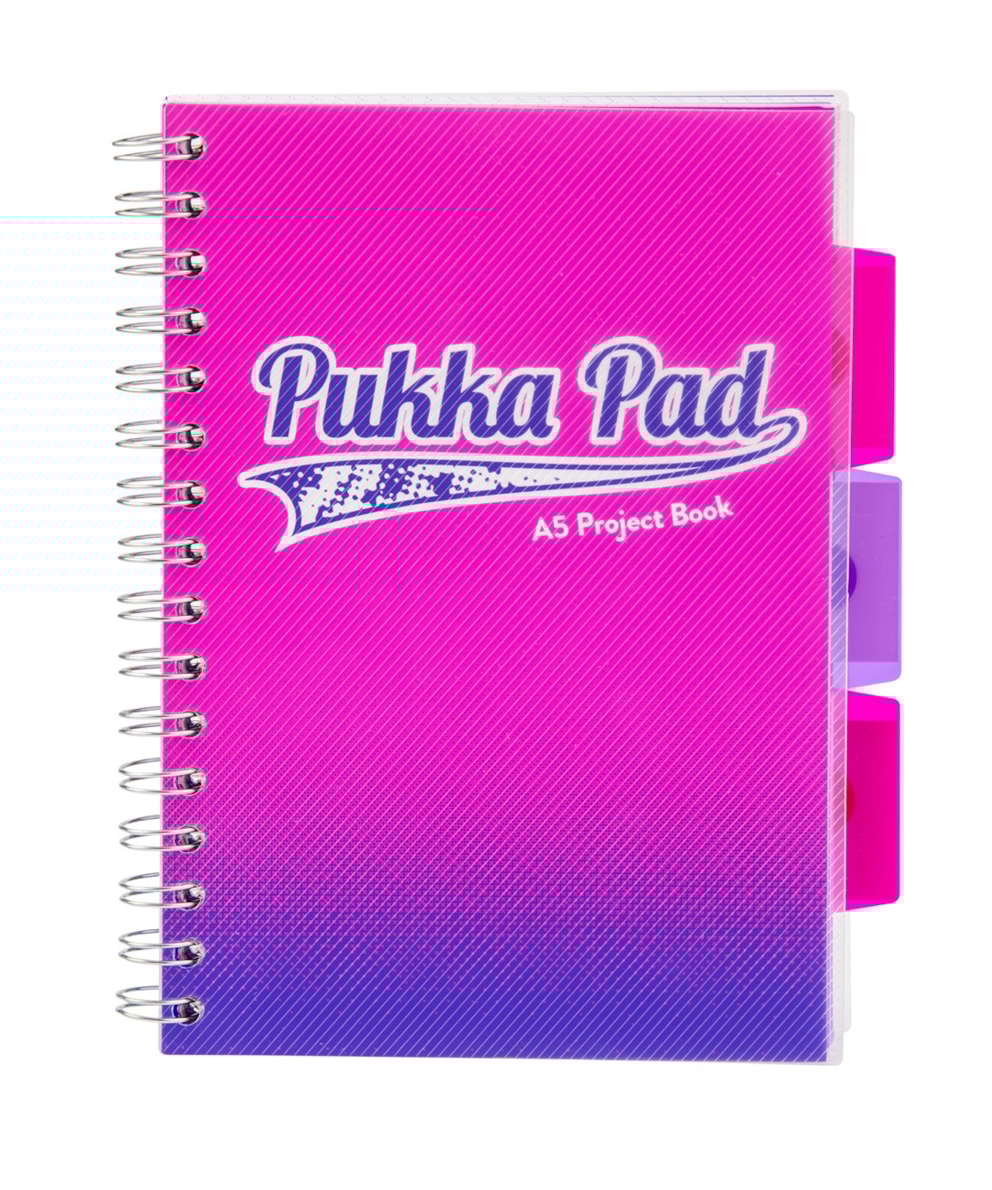 PUKKA PROJECT BOOK FUSION A5 KRATKA RÓŻOWY