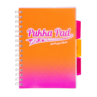 PUKKA PROJECT BOOK FUSION A5 KRATKA POMARAŃCZOWY