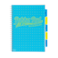 PUKKA PROJECT BOOK NEON DOTS A4 KRATKA NIEBIESKI 100K 80G