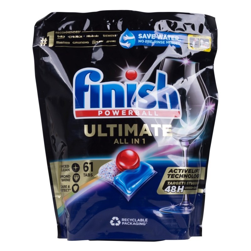 Tabletki do zmywarki FINISH Ultimate All in One, 61 szt., regular