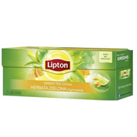 Herbata zielona cytrusowa Green Tea Lipton 20 torebek