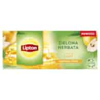 Herbata LIPTON zielona, z nutą pigwy, 20 torebek