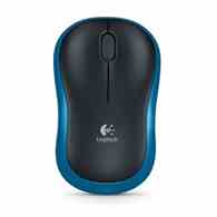 Mysz LOGITECH  bezprzew  M185  niebiesko-czarna