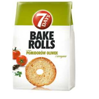 CHRUPKI CHLEBOWE BAKE ROLLS TOMATO OLIVE 150 g MONDELEZ