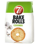 CHRUPKI CHLEBOWE BAKE ROLLS CZOSNEK 150 g MONDELEZ