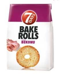 CHRUPKI CHLEBOWE BAKE ROLLS BEKON 150 g MONDELEZ