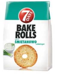 CHRUPKI CHLEBOWE BAKE ROLLS ŚMIETANA CEBULA 150 g MONDELEZ