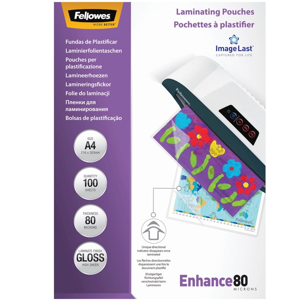 folie do laminowania PREMIUM ImageLast 80 µ, 216x303 mm - A4, 100 szt.