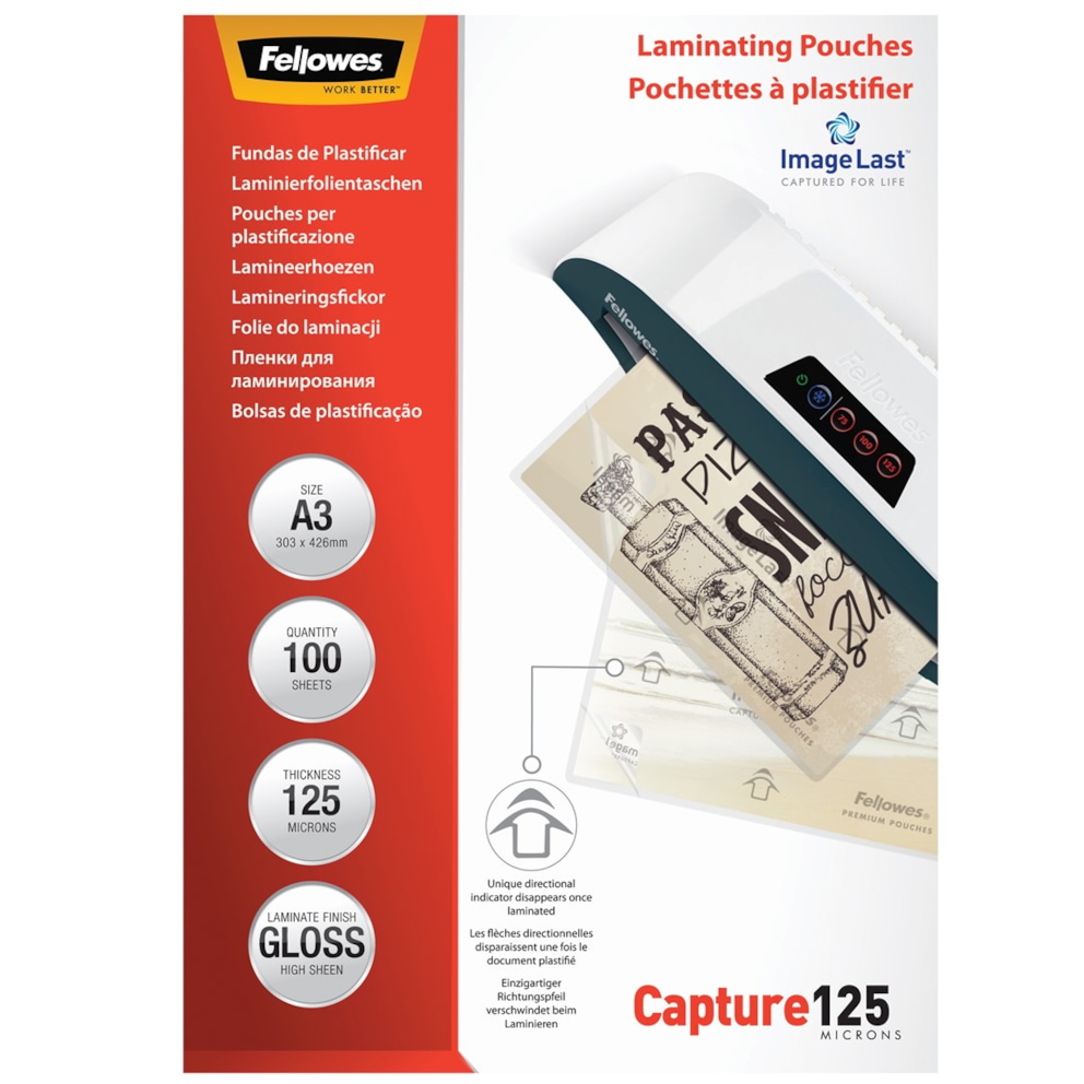 folie do laminowania PREMIUM ImageLast 125 µ, 303x426 mm - A3, 100 szt.
