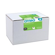 DYMO LW duże etykiety adresowe, 36 mm x 89 mm, 24 rolki zawierające 130 łatwych do odklejania etykiet każda (w sumie 3120 etykiet), samoprzylepne, do drukarek etykiet LabelWriter, oryginalne