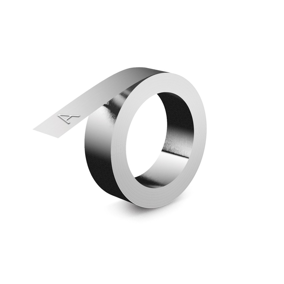 Dymo Rhino samoprzylepna taśma wytłaczana, 12 mm x 3.65 m - aluminiowa