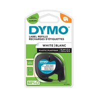 DYMO taśma 12mm/4m - plastikowa, biała