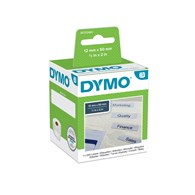 DYMO LW etykiety do teczek zawieszanych, 12 mm x 50 mm, rolka 220 łatwych do odklejania etykiet, samoprzylepne, do drukarek etykiet LabelWriter, oryginalne