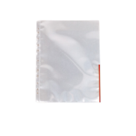 Koszulki krystaliczne Esselte A4 100 szt. brzeg czerwony