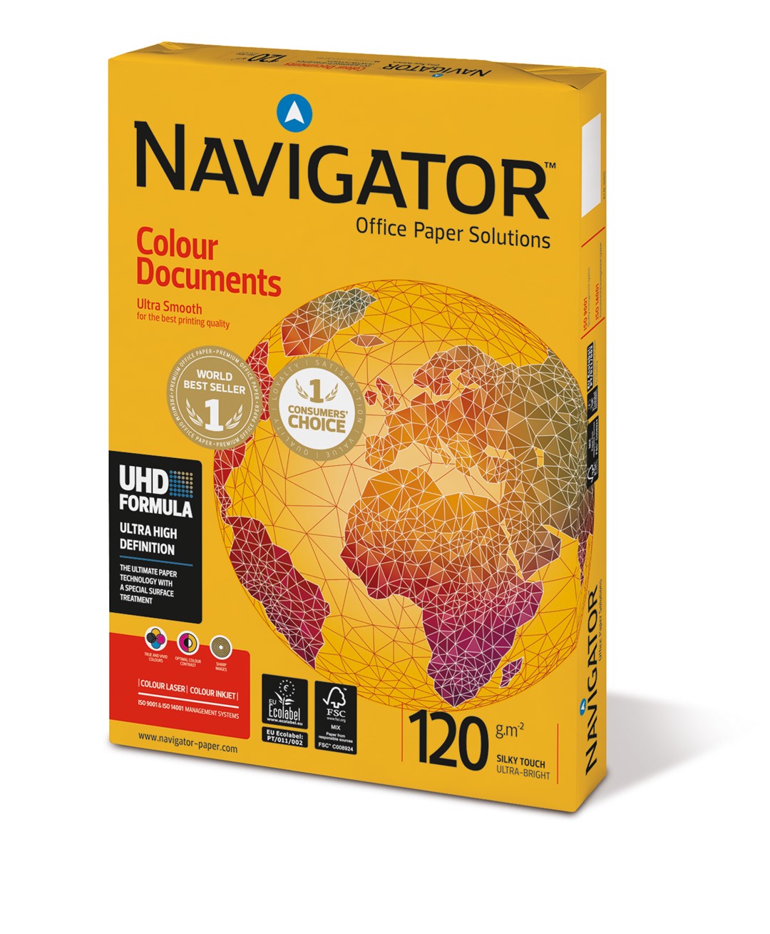 Papier ksero biały A4/120g 250 arkuszy Navigator Colour Documents