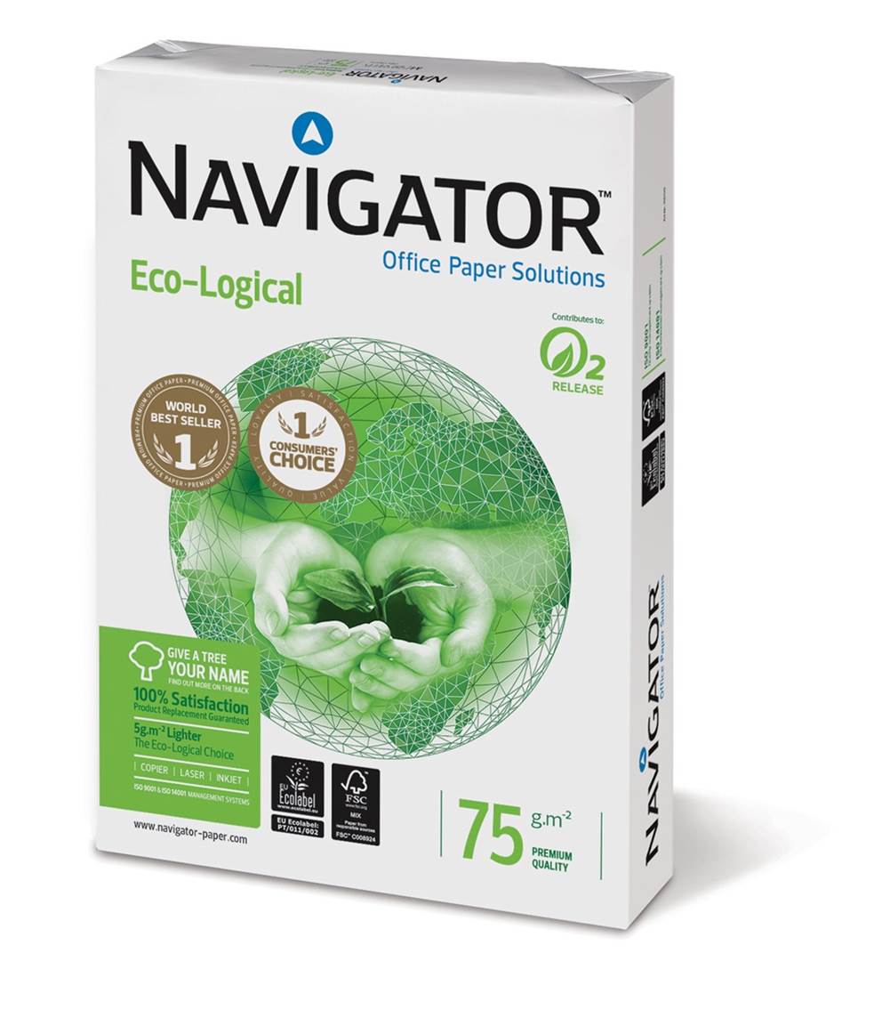 Papier ksero biały A4/75g 500 arkuszy Navigator Eco-Logical