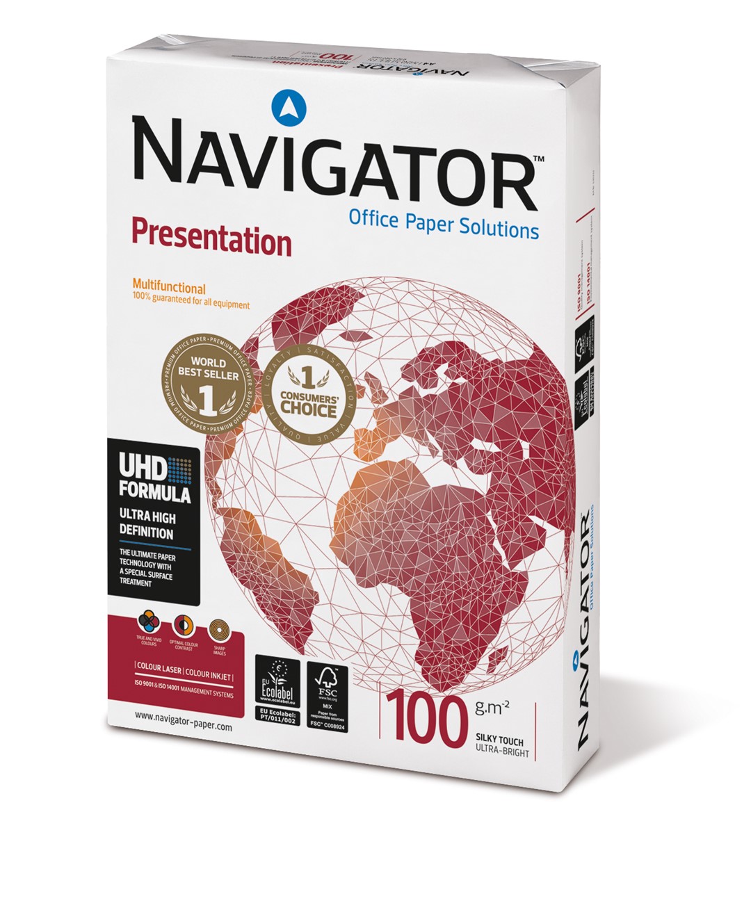 Papier ksero biały A4/100g 500 arkuszy Navigator Presentation
