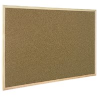 Tablica korkowa BI-OFFICE, 40x30cm, rama drewniana
