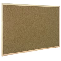 Tablica korkowa BI-OFFICE, 100x50cm, rama drewniana