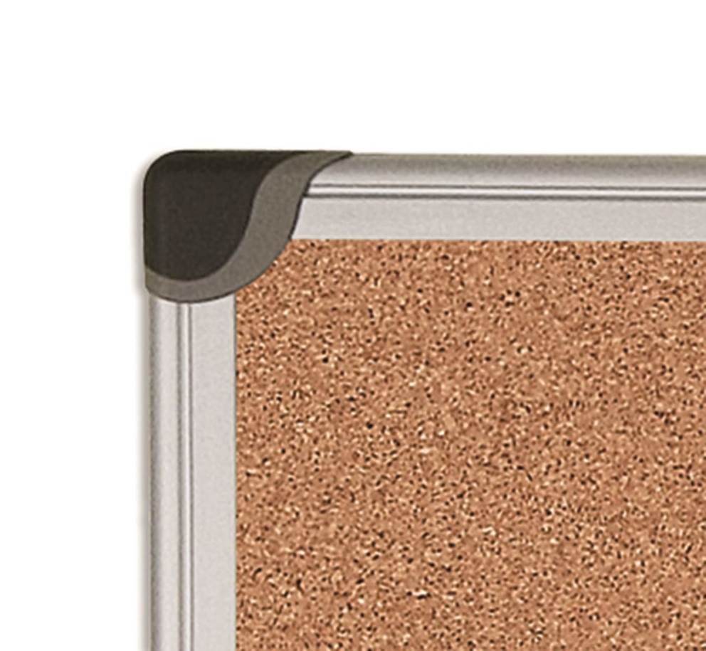 Tablica korkowa BI-OFFICE, 60x45cm, rama aluminiowa