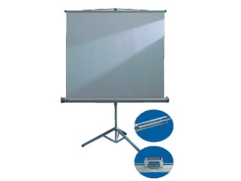 Ekran na trójnogu BI-OFFICE, 180x180cm