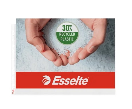 Koszulki na dokumenty Esselte A3, w 30% z przedużytkowego tworzywa z odzysku, pozioma 85 mic. 50 szt./pudełko