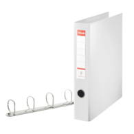 Segregator Esselte A4 Combi z 4 kółkami, 62 mm, biały